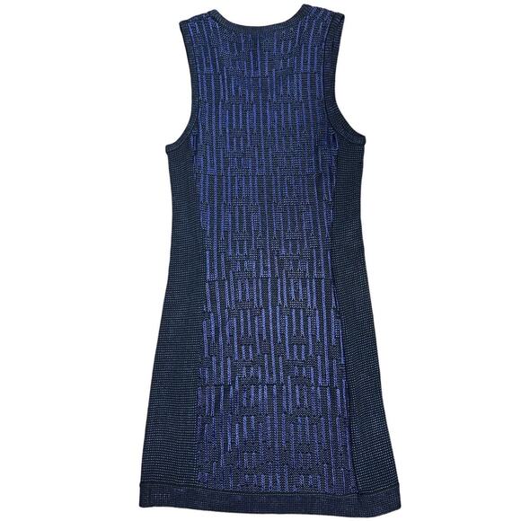 NWT Rag & Bone Knit Sweater Sleeveless Striped Blue Dress Size Large - Picture 4 of 11